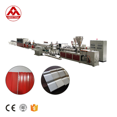 Linha de extrusão de revestimento de PVC personalizável com tensão de 380 V 50 Hz e potência de 250 kW