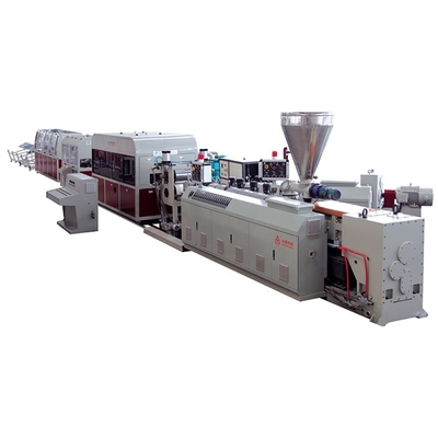 Máquina de extrusão de plástico de parafusos duplos para linha de produção de PVC