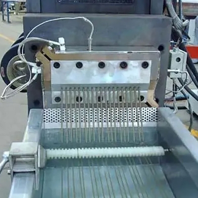 1500 rpm Máquina de extrusão de pellets de plástico de parafuso único usando material de parafuso 38CrMoALA