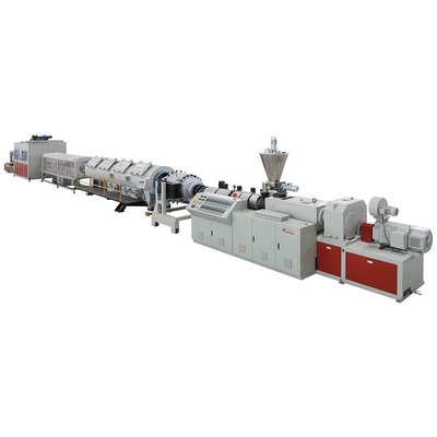 Linha de extrusão de tubos de plástico de tipo de parafuso duplo para fábrica de tecnologia líder