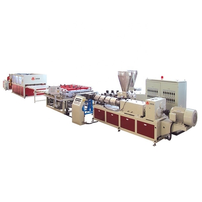 Linha de extrusão de PVC extrusora vertical de plástico de parafuso duplo com alta produtividade