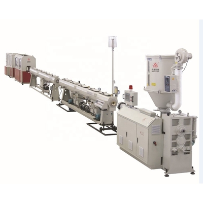 Máquina de extrusão de plástico de dois parafusos cônicos de 60 kW de potência para fabricação de tubos de PVC