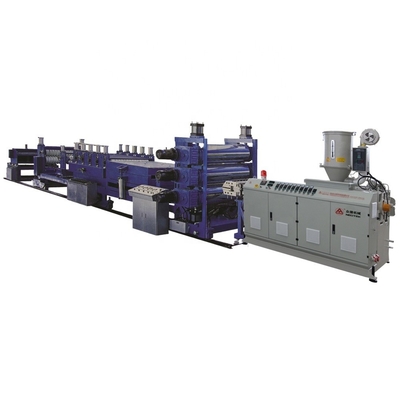 36 rpm Velocidade do parafuso PVC corrugado máquina de fabricação de materiais de construção linha de extrusão