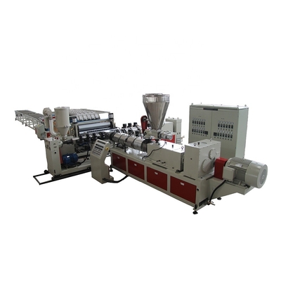 Fábrica de Fabricação de Tubos Duplos Linha de Extrusão de Máquina de Fabricação de Telhas Vidreadas com Design