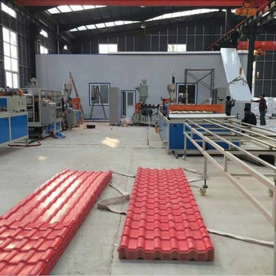 Fábrica de Fabricação de Tubos Duplos Linha de Extrusão de Máquina de Fabricação de Telhas Vidreadas com Design