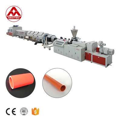 Linha de extrusão de tubos de PVC de 380V 50hz para produção suave e consistente de tubos 50-160