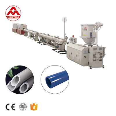 Linha de extrusão de tubos de abastecimento de água e gás de plástico PE/PP com elevada produtividade