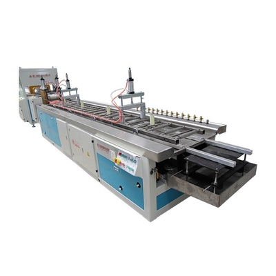 Linha de extrusão WPC de base de PP PE YF300 com parafuso cônico de dupla rotação e 36 rpm