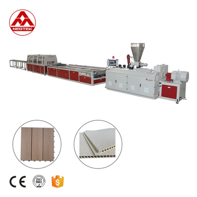 156 1 Linha de extrusão de PVC com relação L/D de parafuso para fabricação de WPC forte e durável