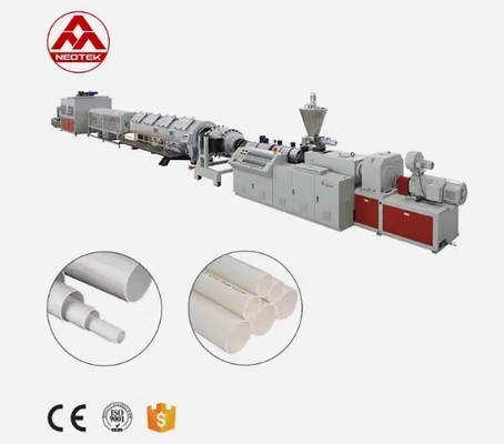 Máquina de extrusão de tubos de PVC de saída única para produção de tubos de 20-630 mm